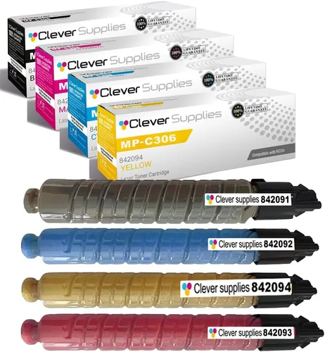 Vista 190 de CS - Cartucho de tóner compatible para Ricoh C220 406046 Color negro láser Aficio SP C220 Aficio SP C220A Aficio SP C220DN Aficio SP C220N Aficio SP