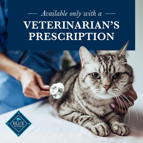Vista 7 de Blue Buffalo Natural Veterinary Diet K+M Kidney + Mobility Support Alimento seco para gatos, pollo bolsa de 7 libras
