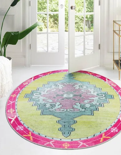 Vista 32 de Unique Loom Timeless Collection - Alfombra de área - Thomas (2' x 3' 1" ovalada, negro y blanco/gris)