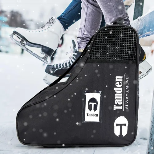 Vista 8 de Tanden Bolsa de patinaje sobre hielo para niños y adultos, bolsa de patinaje sobre hielo para llevar patines de hielo en línea