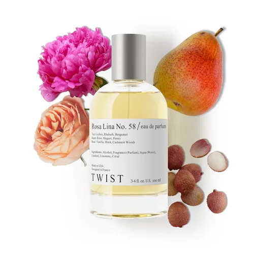 Vista 15 de Twist - Addicted No. 3 - Eau De Parfum inspirado en Y. Black Opium, Perfume de larga duración para mujer, Ámbar y Vainilla, Vegano, Ingredientes