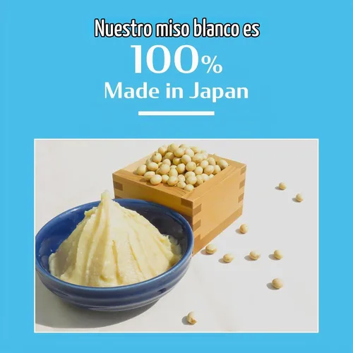 Vista 2 de MARUFUKU from Japan Authentic Shiro White Miso Paste, 7.0 oz – Condimento japonés sabroso para cocinar base de sopa, caldo, guiso, aderezo