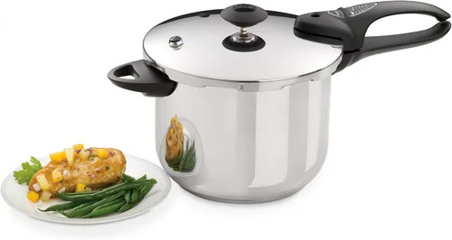 Vista 2 de Presto 01365 6-Quart Stainless Steel Pressure Cooker