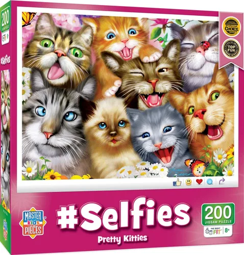 Vista 8 de Masterpieces Rompecabezas de 200 piezas para niños, #Selfies Barnyard Besties, 14 x 19 pulgadas