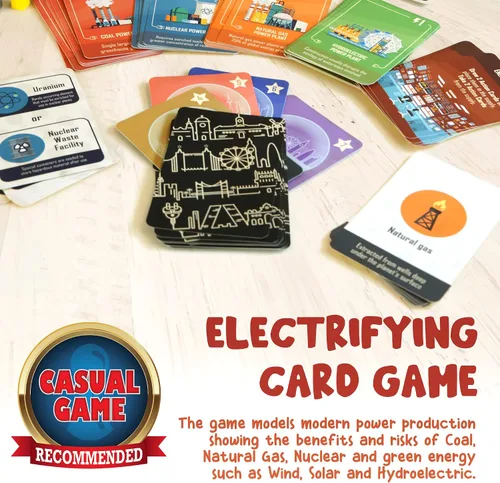Vista 7 de Power Failure: A Strategy Card Game About Power Plants and Energy Generation - Juego de mesa científico sobre combustibles nucleares, renovables