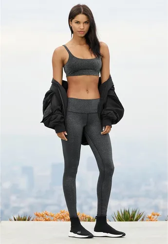 Vista 3 de Sundwudu Paquete de 5 leggings para mujer, control de abdomen, pantalones de yoga negros suaves de cintura alta para entrenamiento, tallas regulares