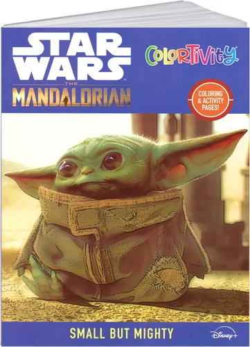 Vista 3 de Star War Mandalorian & Baby Yoda - Juego de libros para colorear y actividades, 2
