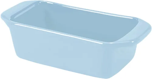 Vista 8 de Chantal Classic - Molde para pan de cerámica de 1.5 cuartos de galón, 9 x 4.75 x 2.75 pulgadas, Glacier Bluie
