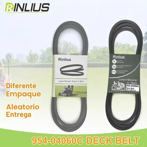 Vista 6 de Cinturón de cubierta de cortacésped 954-04060C para Craftsman Troy-Bilt Cub Cadet John Deere MTD 42 pulgadas Decks 954-04060B 954-04060 754-04060