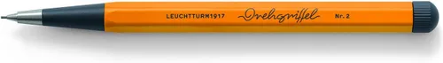 Vista 12 de LEUCHTTURM1917 - Lápiz mecánico Drehgriffel - Lápiz de escritura recargable con plomo de grafito HB de 0.7 mm (albaricoque)
