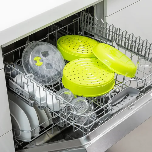 Vista 4 de Vaporera Doble para Microondas Codowave InnovaGoods