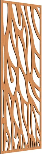 Vista 188 de 9 3/8"W x 24 3/8"H x 1/4"T Bristol Decorativos Paneles de Pared de Madera Calado, Cereza