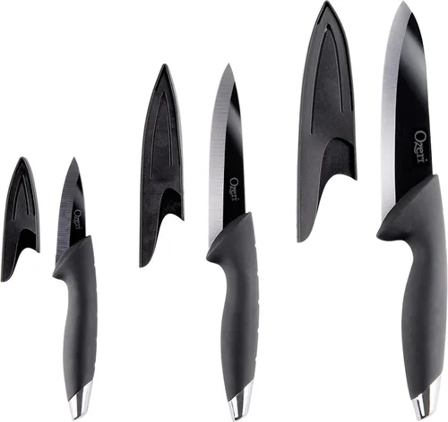 Vista 7 de Ozeri Elite Chef II - Juego de cuchillos de cerámica, 12 piezas, color negro