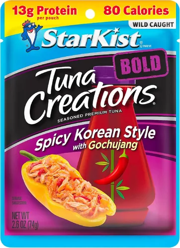Vista 67 de StarKist Tuna Creations Ginger Sesame - Sabor de jengibre y sésamo para atún 14g Protein Per Serving, Wild Caught, Shelf Stable Seafood, Gluten