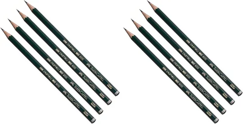Vista 6 de Lápiz de grafito Faber Castell 3B Artist pencil hardness 3B for writing, sketching and drawing