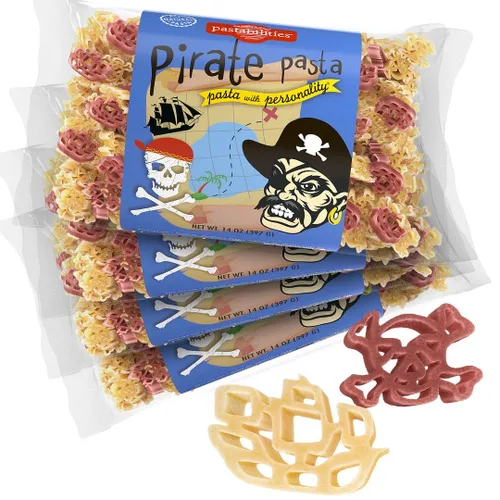 Vista 47 de Pastabilities Pasta con forma divertida para niños, pasta Let's Go Crabin', tema de animales de cangrejo, estrellas de mar y sol, pasta de trigo