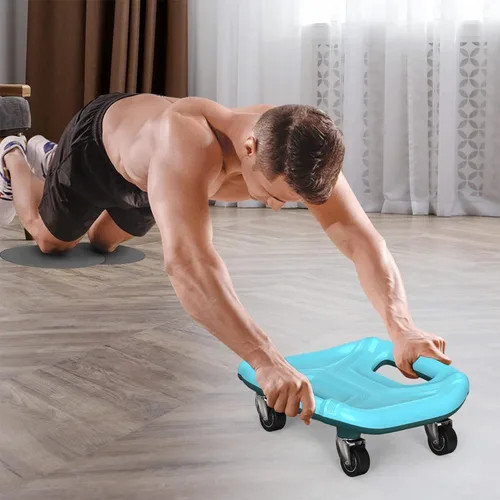 Vista 4 de PROIRON Rodillo abdominal con rodilleras para entrenamiento abdominal, rueda multifuncional para entrenamiento abdominal, rodillo abdominal