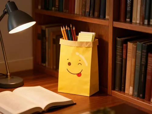 Vista 6 de VstarOne 24 bolsas de dulces – Emoticons bolsas de fiesta con calcomanías, 24 calcomanías, bolsa de papel kraft para bodas, nacimientos