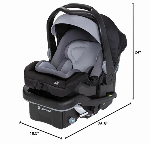 Vista 19 de Baby Trend Asiento de coche infantil Secure-Lift, Negro Dash