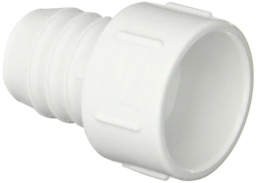 Vista 3 de Acople para tubería de PVC Spears, adaptador, cédula 40, macho NPT x para llave, Blanco, 1