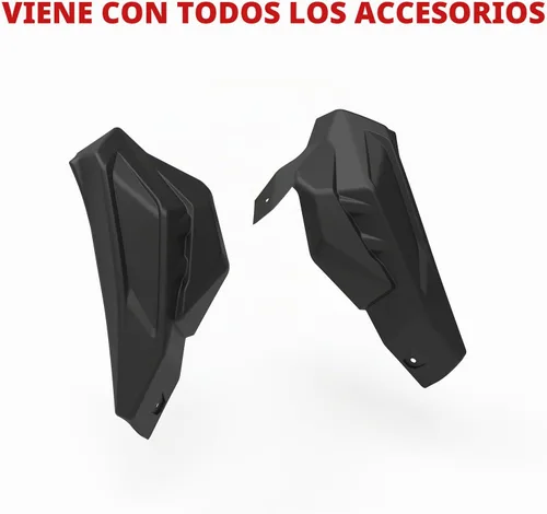 Vista 7 de HAKA TOUGH Cubierta de plástico con moldura de jaula trasera para Can Am Maverick X3 / X3 Max 2017-2022, accesorios de placa de protección de pilar