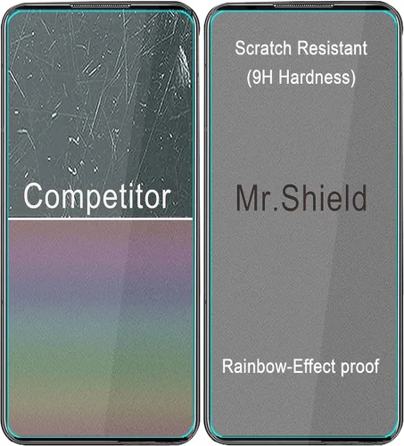Vista 5 de Mr.Shield [Paquete de 3] Protector de pantalla para ASUS Zenfone 10 [vidrio templado] [Vidrio japonés con dureza 9H] Protector de pantalla