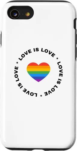 Vista 13 de iPhone 15 LGBTQ Community Lesbian Gay Bi Trans Love Is Love Culture Case
