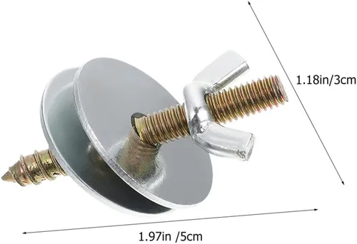 Vista 5 de Ipetboom 10 Uds. Accesorios de tornillo para jaula de pájaros, tuerca de tornillo con juntas, jaula para pájaros, soporte para pájaros, accesorios