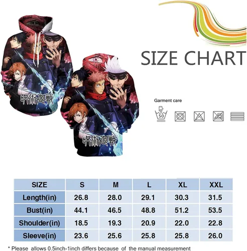 Vista 5 de Sudadera unisex con capucha para hombre, sudadera con capucha de manga larga con estampado 3D