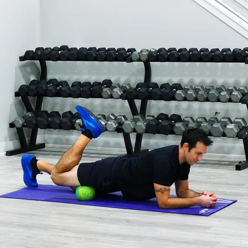 Vista 7 de OPTP Pelota de postura – Pelotas de espuma para masaje, terapia física, ejercicio y fitness, pelota de movilidad para liberar la tensión muscular