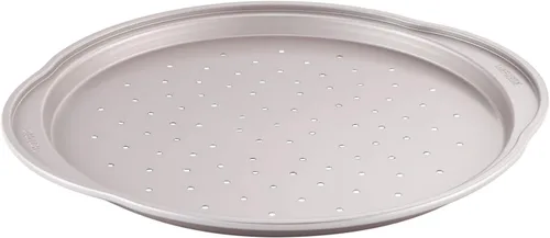 Vista 5 de CHEFMADE Bandeja para pizza, 7 pulgadas antiadherente para panqueques para hornear al horno (oro champán)