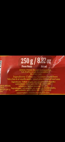 Vista 5 de Sibaritaa Salsa de pimienta Aji Amarillo - Pimientos en pasta de chile amarillo peruano - No picantes - 8.82 oz - 8.82 onzas