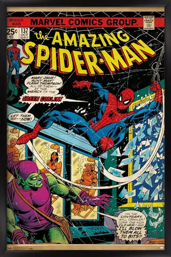 Vista 5 de Trends International Marvel Comics - Spider-Man - Portada #137 Póster de pared, 22.375" x 34", versión premium sin marco