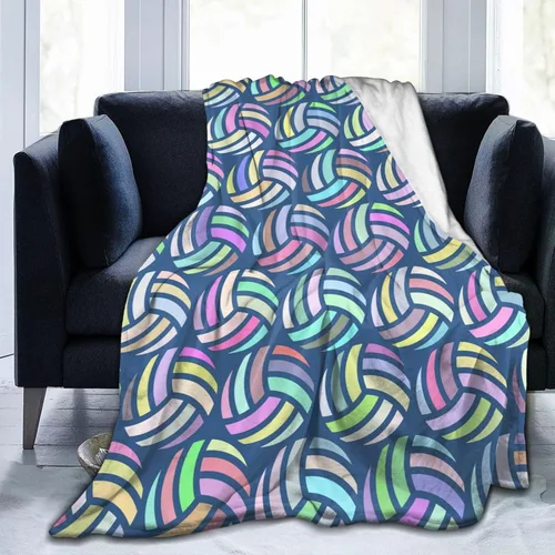 Vista 14 de Manta morada con patrón divertido de pelota de golf, ropa de cama suave, cálida y acogedora, manta de franela de vellón de felpa, regalos para niños