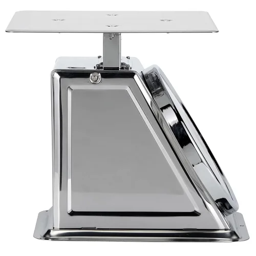 Vista 8 de Tada Báscula mecánica de cocina de acero inoxidable de 44 libras, báscula de alimentos resistente con control de porciones, báscula de alimentos