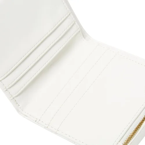 Vista 4 de Steve Madden JEM Bifold Card Case, oro blanco, Oro Blanco