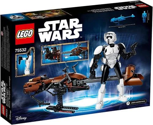 Vista 6 de Juego de construcción Star Wars Scout Trooper & Speeder Bike de Lego (75532)