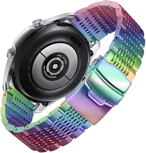 Vista 32 de DEALELE Correas compatibles con Samsung Galaxy Watch 7 / FE / 6/6 Classic / 5/5 Pro / 4/4 Classic/Galaxy 3 de 1.614 pulgadas, 0.787 pulgadas correa