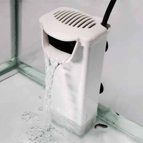 Vista 6 de Cartuchos de filtro de acuario Adecuados para filtro de tanque de peces de baja agua de 3.5W 280L/H Filtro de tanque de tortuga Reptiles Anfibios