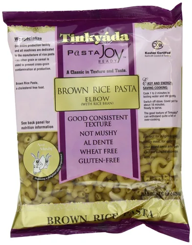 Vista 4 de Tinkyada Pasta de arroz integral, Fusilli, 16 onzas (paquete de 12)