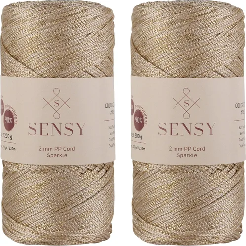 Vista 15 de Sensy Premium 2mm 229.5 metros de cuerda de poliéster 100% cordón de polipropileno Cordón de macramé 2mm Cordón para bolso de crochet Hilo