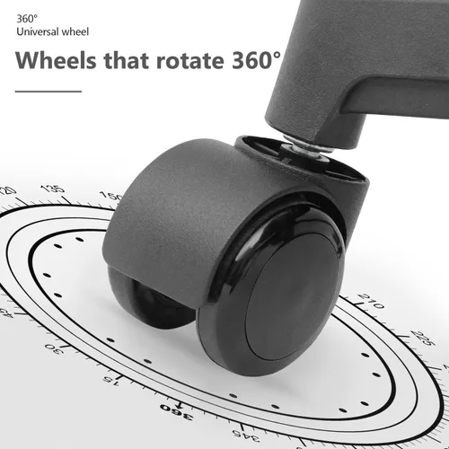 Vista 7 de OS MOTOR Silla de oficina en casa, silla de escritorio ergonómica de malla Negro