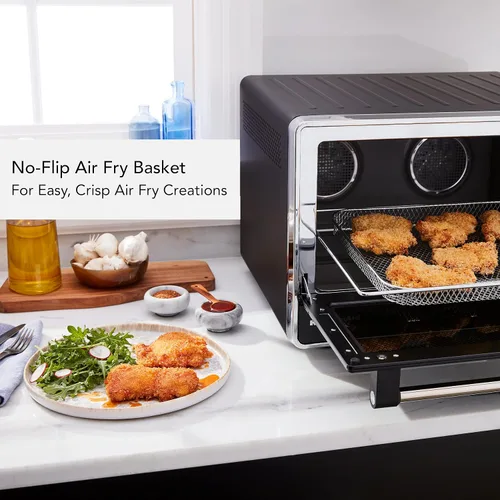 Vista 3 de KitchenAid Horno de convección dual de encimera con freidora de aire y sonda de temperatura - KCO224BM No-Flip Air Fry Basket and 360° Air Fry