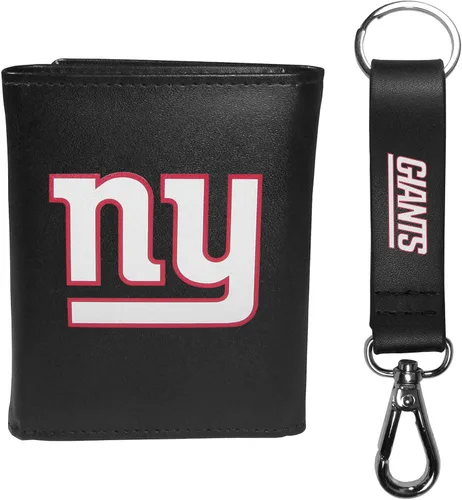 Vista 6 de Siskiyou Sports NFL unisex Tri-fold Wallet & Strap Key Chain