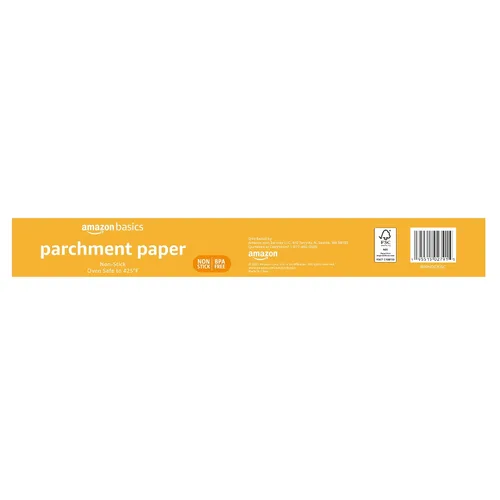 Vista 2 de Amazon Basics Papel pergamino para hornear, antiadherente, rollo de 90 pies cuadrados, 1 paquete