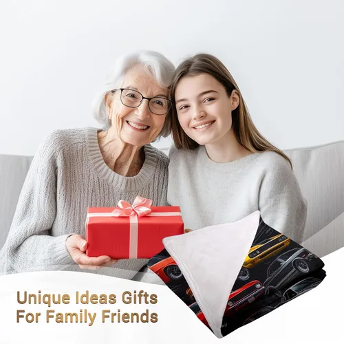 Vista 2 de Jekeno Manta de regalo de automóvil para hombre, hijo, hermano, cumpleaños, San Valentín, Navidad, suave y acogedora felpa para niños, adolescentes