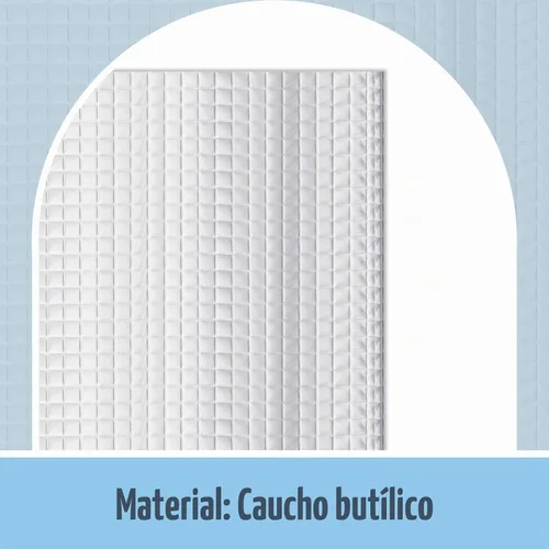Vista 4 de Sasylvia Paneles autoadhesivos para techos de 6 pulgadas x 33 pies, material de goma adhesiva, superficie de aluminio reflectante intermitente