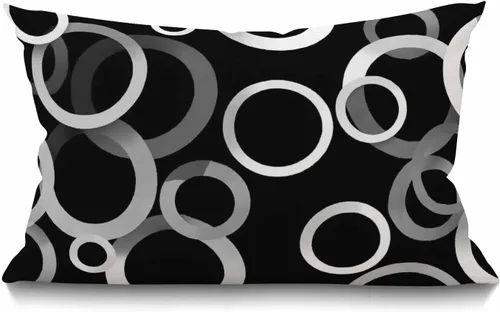 Vista 15 de Smooffly Funda de almohada rectangular oblonga estilo granja con palmeras, hojas vívidas y realistas de crecimiento de palmeras, temática