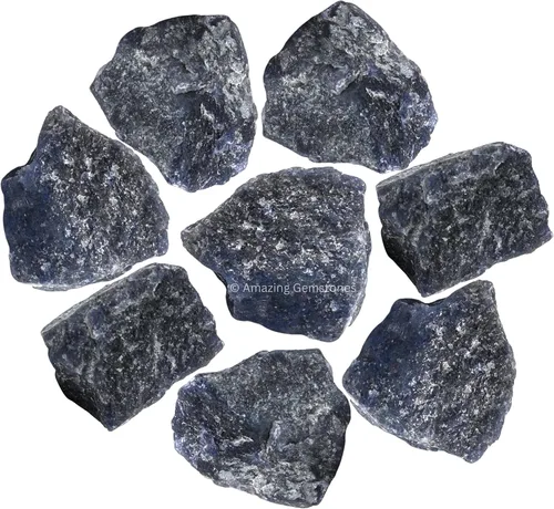 Vista 47 de 1 libra de piedras preciosas y piedras curativas en bruto a granel para hacer joyería con envoltura de alambre, Wicca y curación con cristales