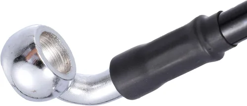 Vista 7 de X AUTOHAUX 31.5 in AN3 M10 Línea de freno hidráulico para coche, manguera de aceite, 28 ° 90 ° acero inoxidable para coche, motocicleta, motocross